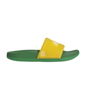 adidas LEGO x Adilette Slide J 'Equipment Yellow Green' Sneakers Hardware Yellow/White core/Green GV8233