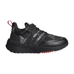 adidas LEGO x Racer TR Little Kid 'Grey Black' Sneakers Gray three-piece/Black/Red GW0926