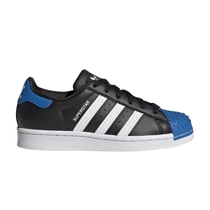 adidas LEGO x Superstar Big Kid 'Core Black Blue' Sneakers Black/White Cloud/White Cloud GY3324