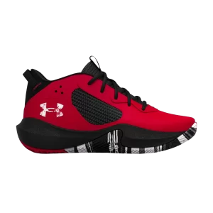 Under Armor Lockdown 6 PS 'Red Black' Sneakers Red/Black 3025618 600