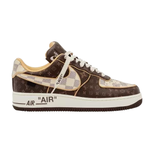 Nike Louis Vuitton x Air Force 1 Low 'Monogram Damier' Pilot Case Brown/Azure LV x AF1 MONOGRAM DAMIER