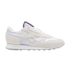 Reebok MadWoman x Classic Leather 'White Purple Oasis' Sneakers White shoes/White shoes/Purple oasis GW3828