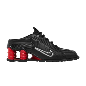 Nike Martine Rose x Wmns Shox Mule MR4 'Black Comet Red' Black/Metallic Silver/Comet Red DQ2401 001