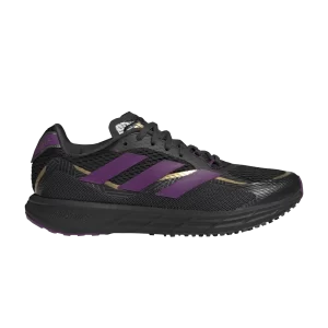 adidas Marvel x SL20.3 'Black Panther' Sneakers Black/Metallic Gold/Tribal Purple HQ1078