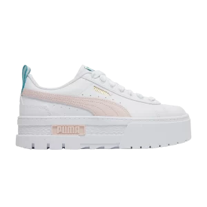 Puma Mayze Leather Jr 'White Chalk Pink' Sneakers White/Chalk pink 384527 03