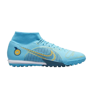 Nike Mercurial Superfly 8 Academy TF 'Chlorine Blue' Chlorine blue/Marina/Laser orange DJ2878 484