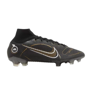 Nike Mercurial Superfly 8 Elite FG 'Black Cave Stone' Black/Metallic Silver/Cave Stone/Metallic Gold DJ2839 007