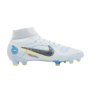 Nike Mercurial Superfly 8 Pro FG 'Grey Light Marine' Football Grey/Light Marine/Volt/Marina Navy Blue DJ2848 054