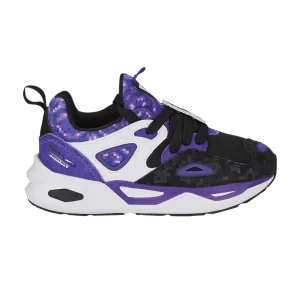 Puma Minecraft x TRC Blaze Little Kid 'Enderman' Sneakers White/Royal purple 386126 02