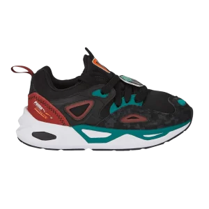 Puma Minecraft x TRC Blaze Little Kid 'Nether' Sneakers Black/Teal Green 386126 01