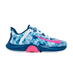 Naomi Osaka x Wmns NikeCourt Air Zoom GP Turbo 'Glacier Blue Marble' Sneakers Glacier Blue/Valerian Blue/Cerulean/Hyper Pink DZ0011 400