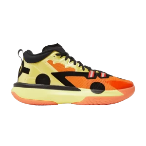 Air Jordan Naruto x Jordan Zion 1 SP PF 'Kyuubi' Sneakers Electric Yellow/Alpha Orange DQ5569 780