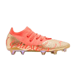 Puma Neymar Jr x Future Z 1.4 FG AG 'Dream Chaser – Player's Edition 'Sneakers Fire Coral/Gold 107082 01