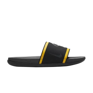 Nike NFL x OffCourt Slide 'Pittsburgh Steelers' Black/University Gold/Black/Anthracite DD0547 001