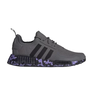 adidas NMD_R1 'Grey Purple Rush' Sneakers Gray Five/Black/Purple Peak GW5636