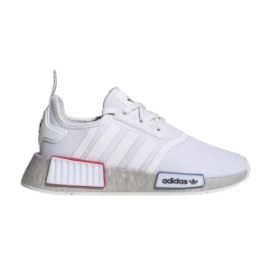 adidas NMD_R1 Refined Big Kid 'White Grey' White Cloud/White Cloud/Gray One GY4279