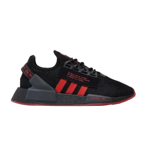 adidas NMD_R1 V2 'Black Vivid Red' Black/Bright Red/Carbon GY2071