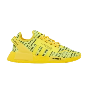 adidas NMD_R1 V2 J 'All Over Print' Sneakers Beam yellow/Beam yellow/Black color FZ6236