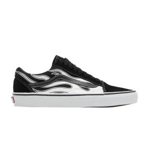 Vans Old Skool 'Flame - Black White' Sneakers Black/White VN0A38G1K68