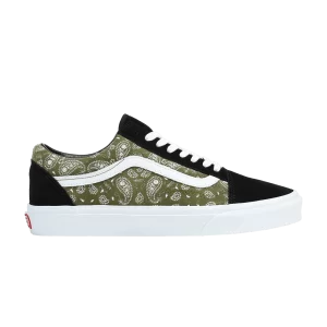 Vans Old Skool 'Paisley - Black Olive' Sneakers Black/Olive VN0A5JMIBKO