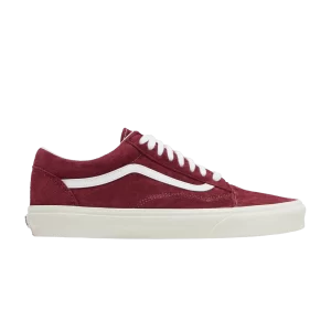 Vans Old Skool 'Pig Suede - Pomegranate' Sneakers Garnet/Snow White VN0A38G19G8