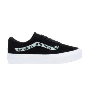 Vans Old Skool VLT LX 'Velvet Animal – Mint Leopard 'Sneakers Black VN0A4BVFA5Q