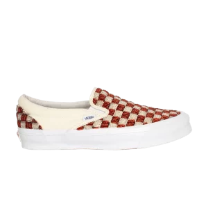 Vans One Block Down x Classic Slip-On LX 'Dog Days – Bonfire 'Sneakers red fire VN0A45JKT0A OBD 0011 000 C0012