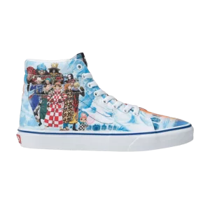 Vans One Piece x Sk8-Hi 'Punk Hazard 'Sneakers Blue VN0007NS448