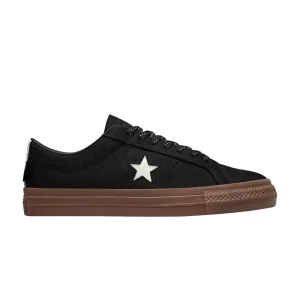 Converse One Star Pro Low 'Black Dark Gum' Sneakers Black/White/Dark Bubble Gum A03217C