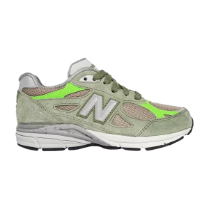 New Balance Patta x 990v3 Little Kid 'Keep Your Family Close' Sneakers Olive PC990PP3