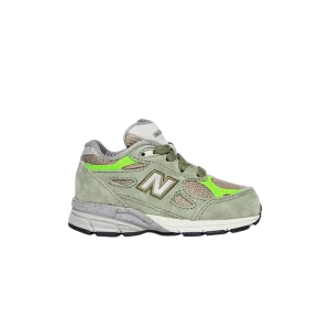 New Balance Patta x 990v3 Toddler 'Keep Your Family Close' Sneakers Olive IC990PP3