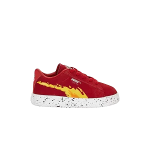 Puma Paw Patrol x Suede Infant 'Marshall' Sneakers High Risk Red/White 388484 01