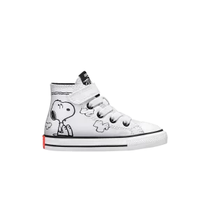 Converse Peanuts x Chuck Taylor All Star Easy-On High TD 'Snoopy and Woodstock 'Sneakers White/Black/Signal Red A01868F