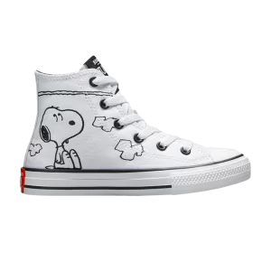 Converse Peanuts x Chuck Taylor All Star High PS 'Snoopy and Woodstock 'Sneakers White/Black/Signal Red A01869F