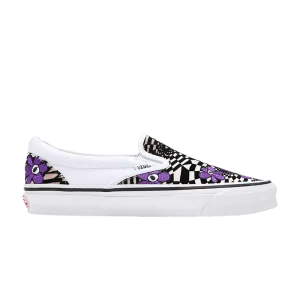 Vans Perks and Mini x OG Classic Slip-On LX 'Heliotrope 'Sneakers Brown/True White VN0A32QNBF2