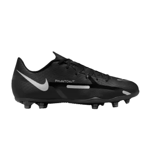 Nike Phantom GT2 Club MG GS 'Black Metallic Silver' Black/Dark Grey/Metallic Silver DC0823 007