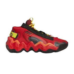 adidas Pixar x Candace Parker x Wmns Exhibit B Mid 'Elastigirl' Sneakers Bright Red/Black/Yellow Team GZ2379