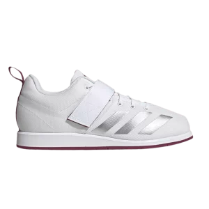 adidas Powerlift 4 White Legacy Burgundy Cloud White/Metallic Silver/Legacy Burgundy GZ5874