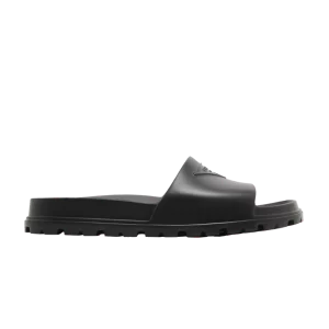 Prada Rubber Slide 'Black' Sneakers Black 2X3085 3LKV F0002