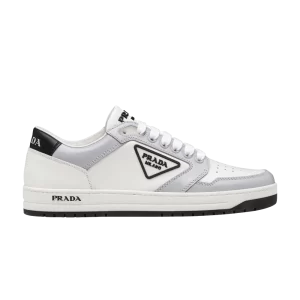 Prada Wmns District Leather Sneaker Low 'White Cornflower Blue 'White/cornflower blue 1E790M 3LJ6 F0A4C