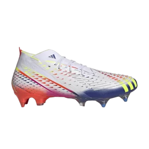 adidas Predator Edge.1 SG 'Al Rihla Pack – White 'Cloud White/Sunny Yellow/Power Blue GW1021