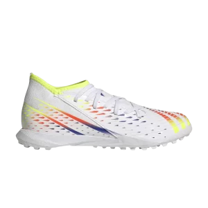 adidas Predator Edge.3 TF J 'Al Rihla Pack – White 'Cloud White/Sunny Yellow/Power Blue GV8502