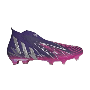 adidas Predator Edge+ Low FG 'UEFA Champions League' Team College Purple/Metallic Silver/Team Shock Pink GV7381