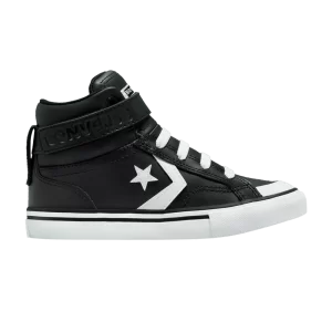 Converse Pro Blaze Strap Leather High PS 'Black White' Sneakers Black/White/White A01074C