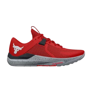 Under Armor Project Rock BSR 2 'Radiant Red Steel' Sneakers Radiant Red/Steel 3025081 601