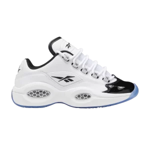 Reebok Question Low Big Kid 'Patent Toe' Sneakers White shoes/Black shoes/White shoes ID9292