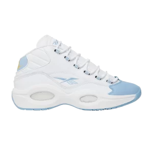 Reebok Question Mid 'On to the Next' Sneakers White Cloud/Liquid Blue/Toxic Yellow GW8854