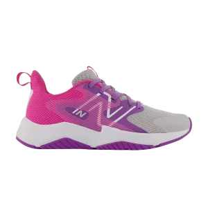 New Balance Rave Run v2 Big Kid 'Summer Fog Hi-Pink' Sneakers Summer Fog/Mystical Purple/Hi-Pink GKRAVGP2