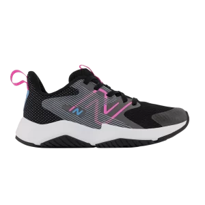 New Balance Rave Run v2 Little Kid X-Wide 'Black Vibrant Pink 'Sneakers Black/Hot pink PKRAVBP2 XW