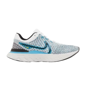 Nike React Infinity Run Flyknit 3 'White Blue Orbit' White/Orbit Blue/Chlorine Blue/Black DH5392 102